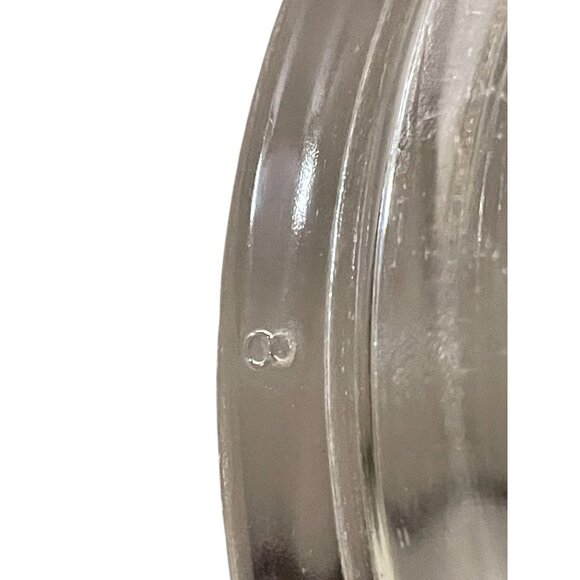 Vintage Glass Replacement Lid Used 405 8 Used Dome - Picture 7 of 8